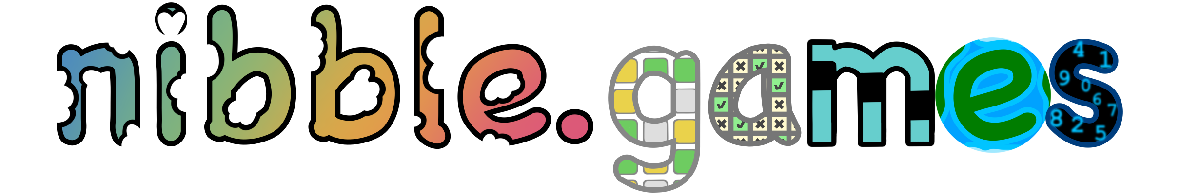 nibble.games logo – home of free daily puzzle games including MapTap